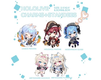 Hololive acrylic keyholder charms/standees