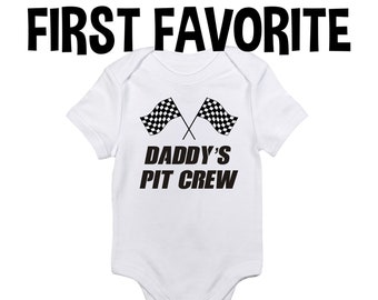 FHTD All Stars Racing Infant Graphic T-Shirt Baby Cartoon Cotton Tees Black