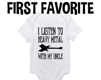 heavy metal baby grow