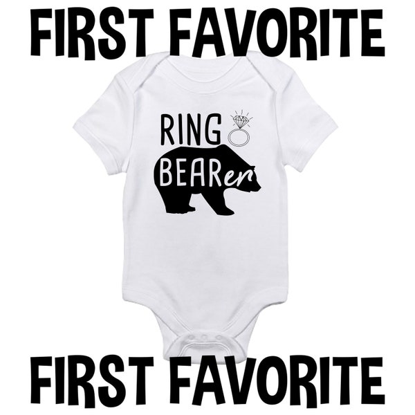 Ring Bearer Baby Onesie Wedding Outfit
