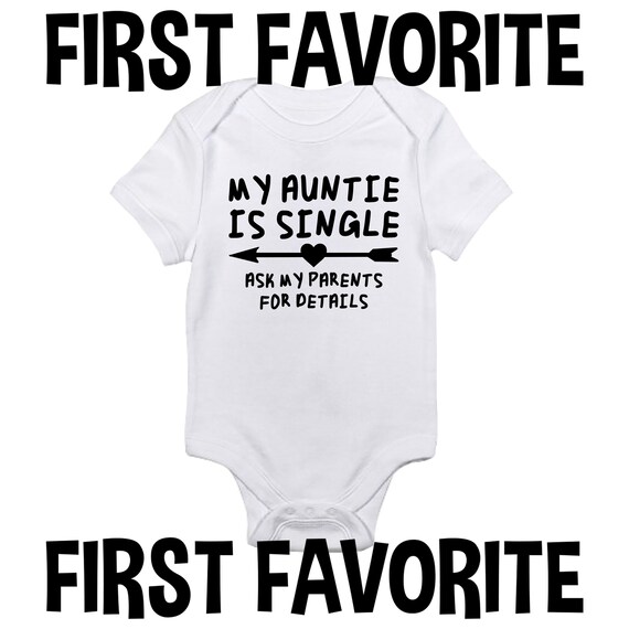 single aunt onesies