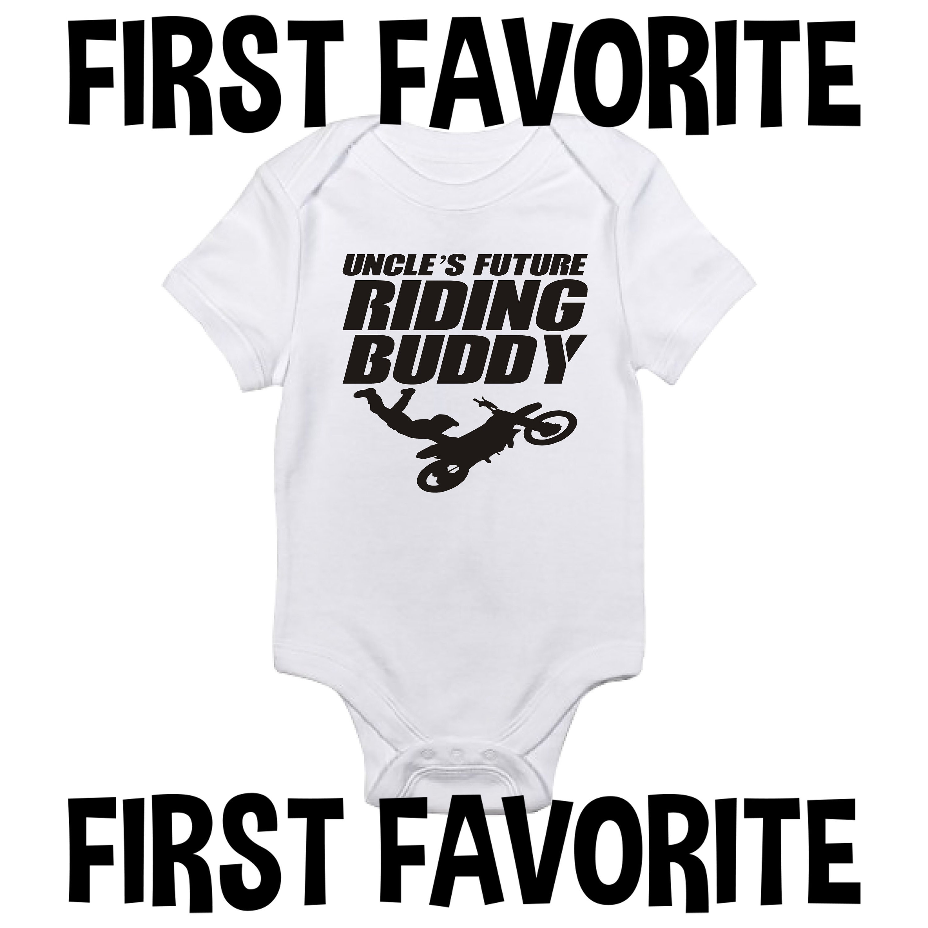 Motocross Baby Bodysuit Daddys Next Riding Buddy Dirt Bike 