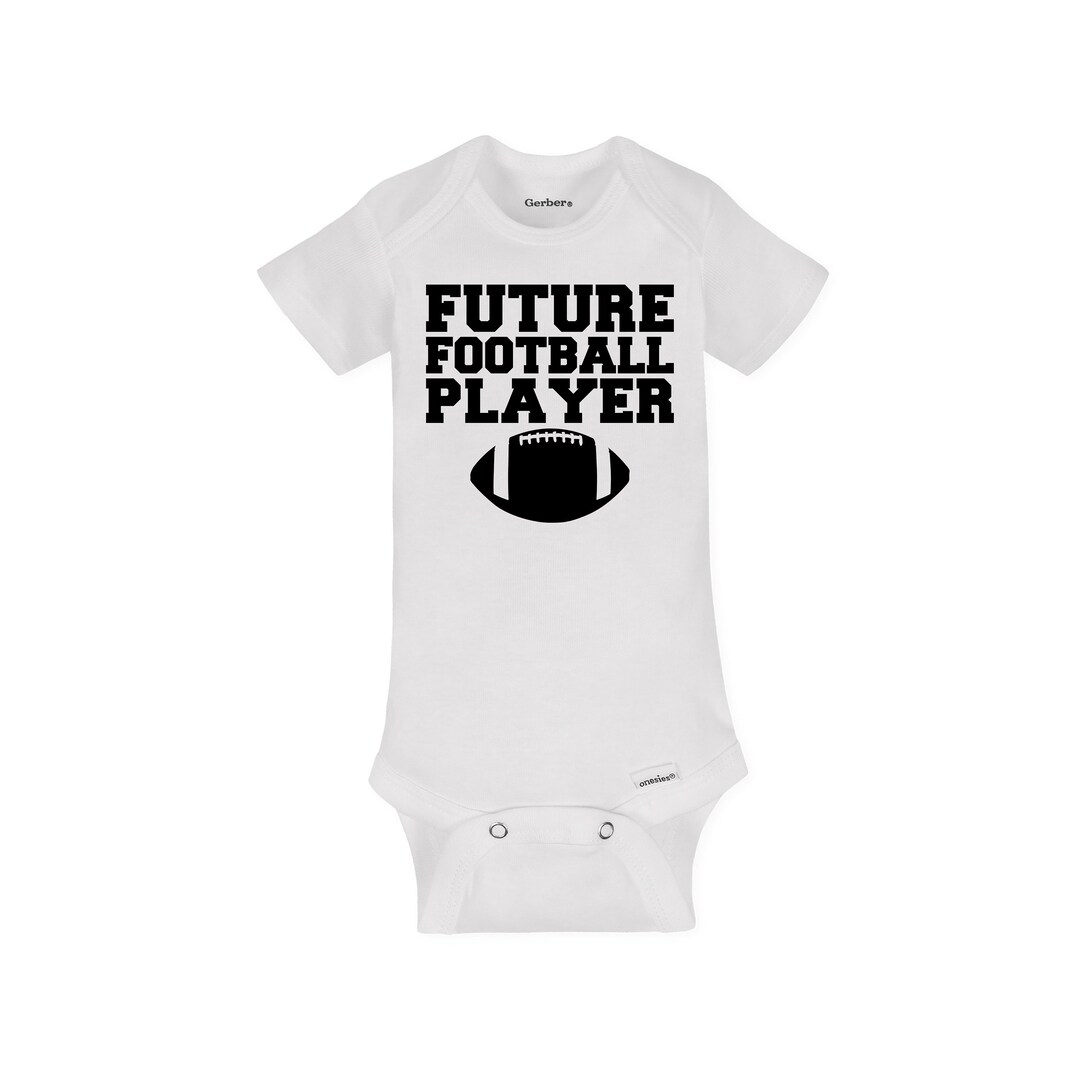 Future Football Player Baby Onesie Sustainable Organic Etsy UK