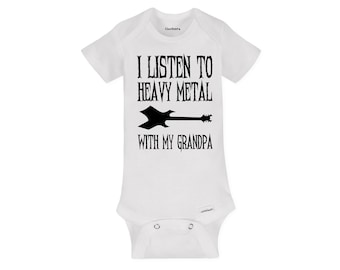 English Heavy Metal Band Iron Maiden Rock Baby Onesie Baby Bodysuit