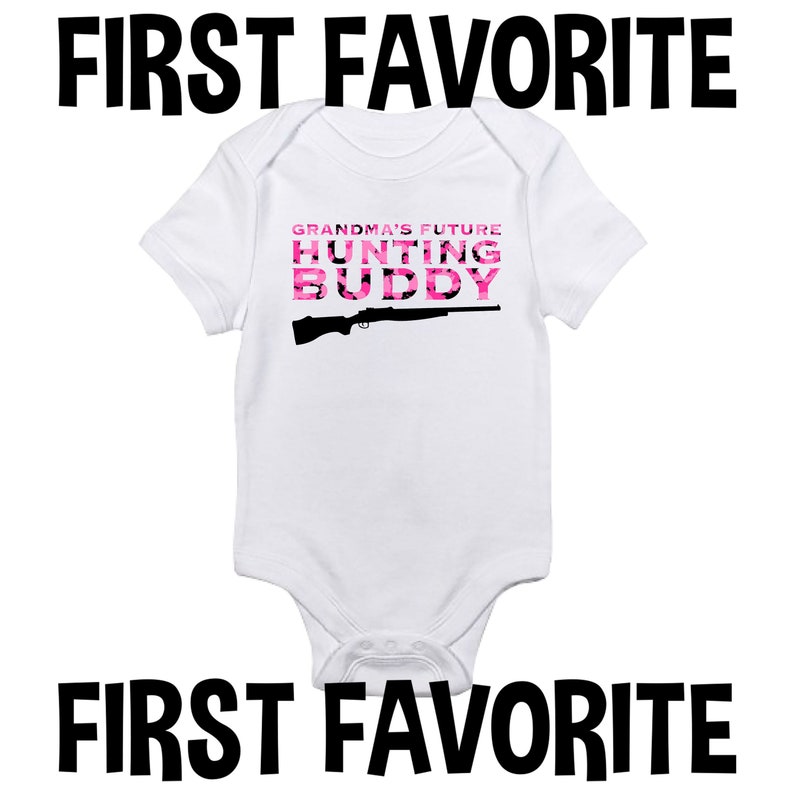 Grandma/'s Future Hunting Buddy Baby Onesie
