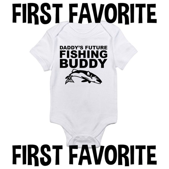 daddy's fishing buddy onesie