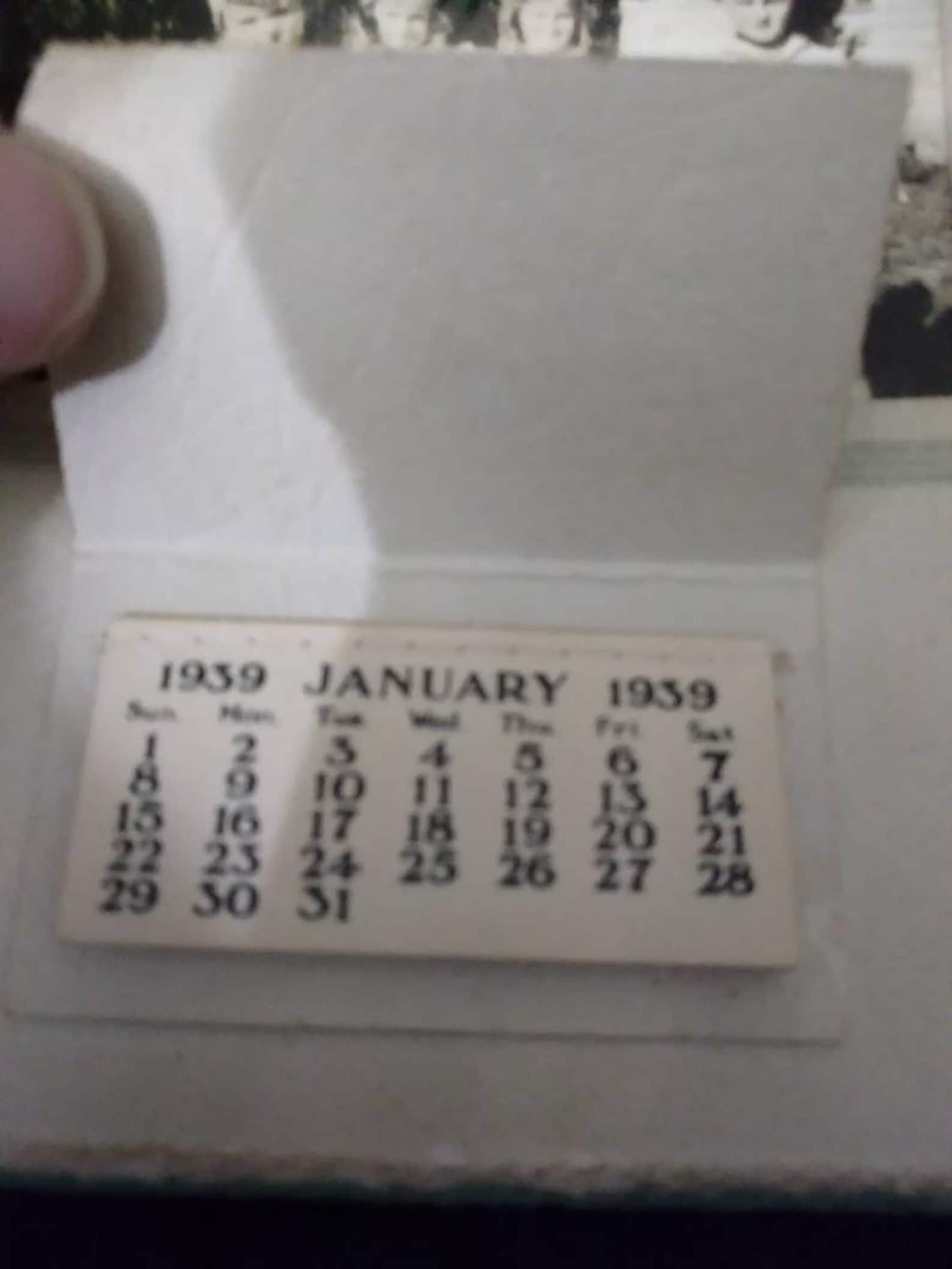 1939 calendar with six children photo unusual please see Etsy