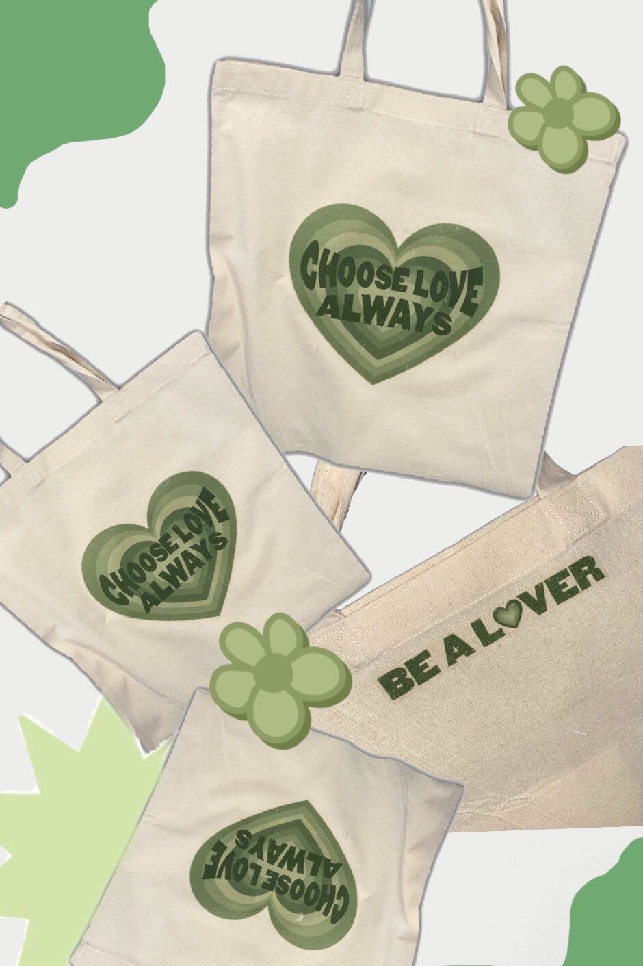 The Choose Love Totes