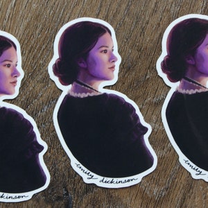 Emily Dickinson Sticker, Feminist Sticker, Laptop Sticker, Water Bottle Sticker, Women Empowerment Sticker