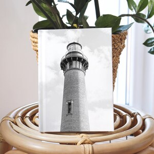 Corolla North Carolina Lighthouse Photo Notebook | Curritck Beach Hardcover Notebook | North Carolina Gifts