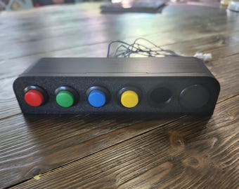 Curasim Controls Sim Racing Button Box | Full-metal RGB Illuminated ...