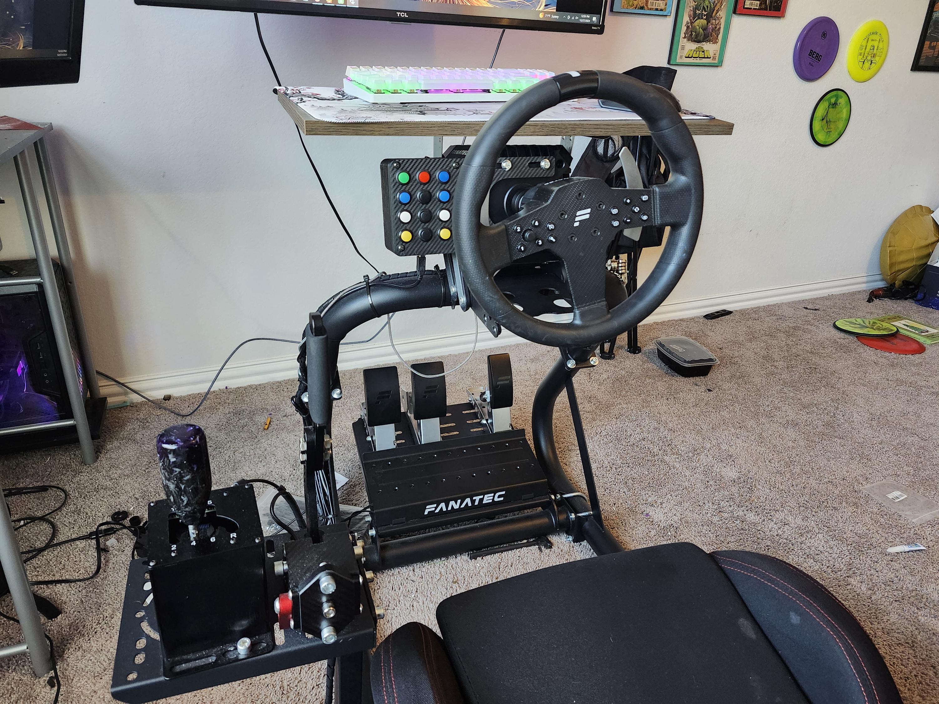 Custom Driving/flying Simulator Button Panel / Button Box for Fanatec ...
