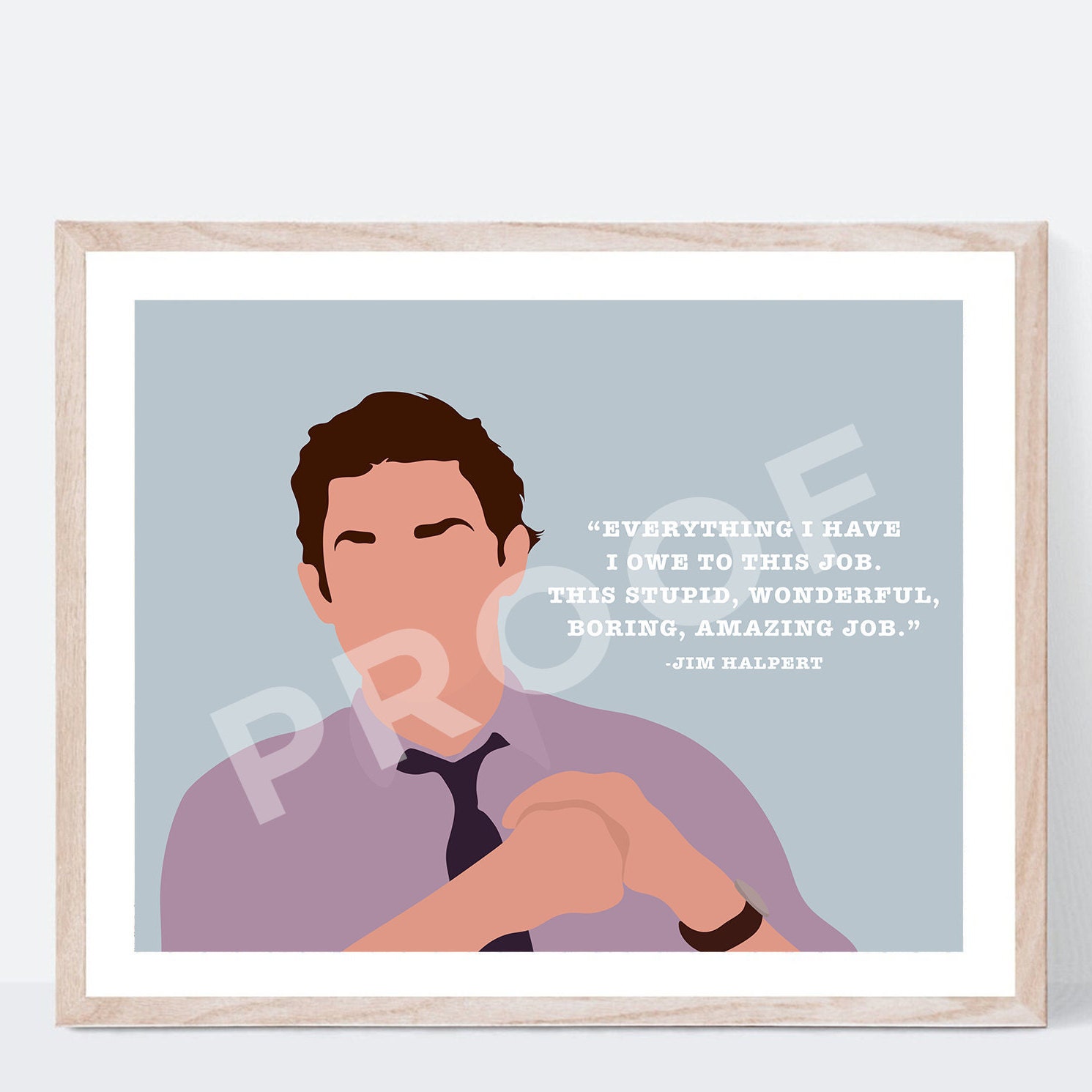 The Office Art Quotes, Jim Halpert Quote, the Office Quotes Etsy