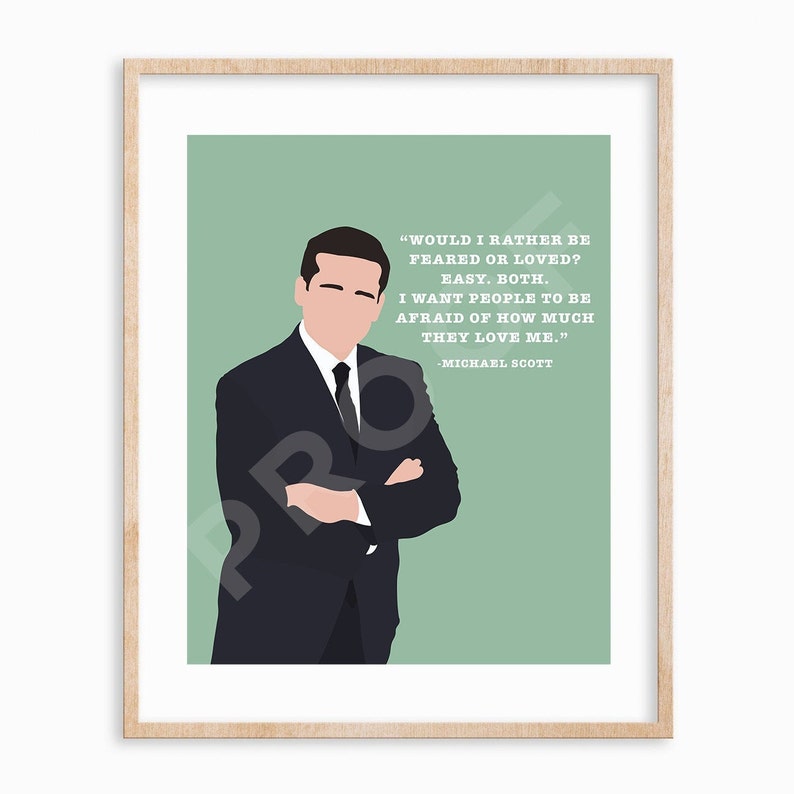 The Office Art Quote, Michael Scott, the Office Quotes, Would I Rather ...