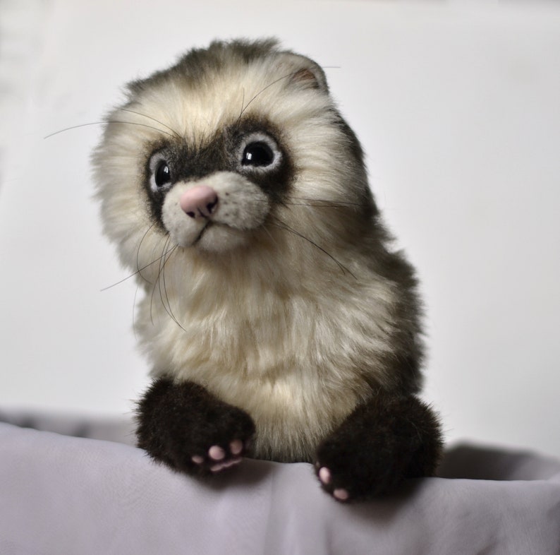 cuddly ferret toy
