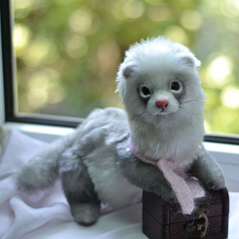 Ferret Lily. Made to Order. Realistic Toy. OOAK Art Doll Etsy