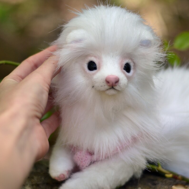 White Ferret Luna. Made to Order. Realistic Toy. OOAK Art Doll Etsy