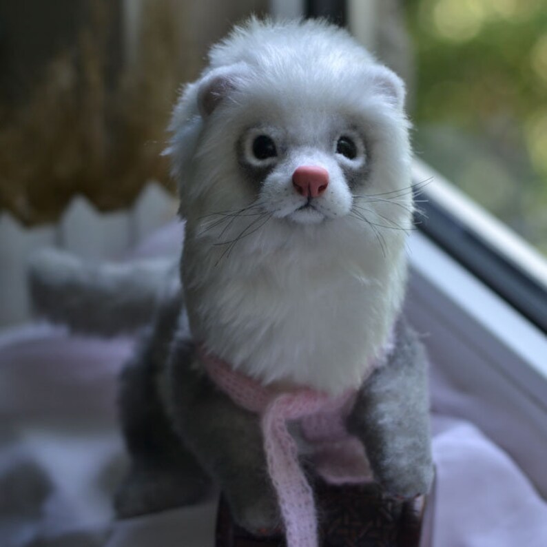 Ferret Lily. Made to Order. Realistic Toy. OOAK Art Doll Etsy