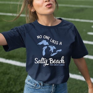 Michigan Shirt, Michigan Crew Neck, Michigan Tshirt, Made in Michigan, Great Lakes Shirt, Michigan Unsalted, Great Lakes, Michigan Gift