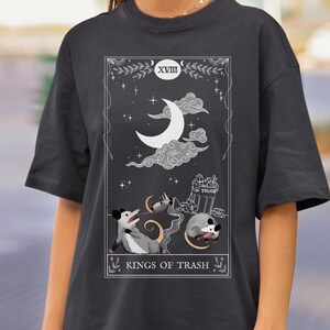 Camiseta de zarigüeya Camiseta de zarigüeya Camiseta de mapache La zarigüeya vive rápido Come basura Basura Panda Weirdcore Goblincore Ropa Camiseta de rata Camiseta de mapache