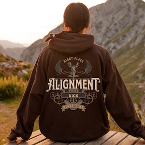 Felpa con cappuccio con numero angelico Felpa con cappuccio con numero angelico 222 Numero angelico Angelcore Aura angelica Numeri angelici Maglietta con numero angelico Maglietta con numero angelico Maglietta Dark Academia