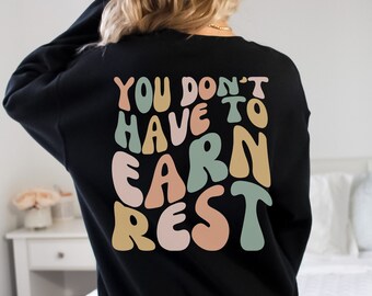 Psychische Gesundheit Sweatshirt Sie sind genug Shirt Sie Matter Shirt Angst Shirt Suizid Depression Shirt Suizidprävention