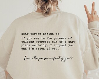 Depression Shirt psychische Gesundheit Sweatshirt Angst Sweatshirt Sie Matter Shirt Suizid Bewusstsein Sie sind genug Shirt 988 Sweatshirt
