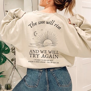 988 Shirt Mental Health Sweatshirt You Matter Shirt Depression Shirt Suicide Awareness Suicide Prevention You Are Enough Shirt 988 Shirt