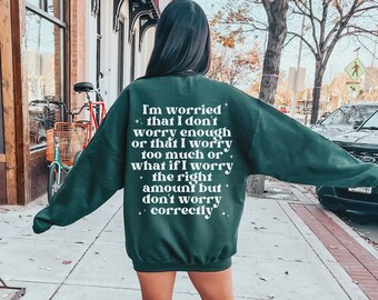 Angst Sweatshirt Mentale Gesundheit Sweatshirt Depression Shirt Angst Shirt Sei nett zu deinem Geist Mentale Gesundheit Hoodie Du Matter Shir