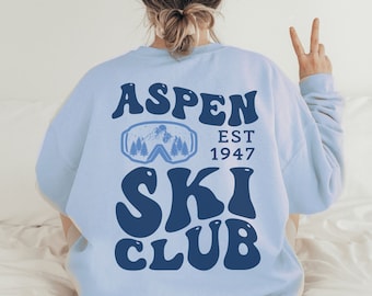 Aspen Sweatshirt Colorado Sweatshirt Ski-Sweatshirt Berg Sweatshirt Berge Sweatshirt Natur Sweatshirt Colorado Sweatshirts