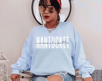 Nantucket Sweatshirt Nantucket Shirt Nantucket Island Nantucket Summer Cape Cod Sweatshirt Wine Sweatshirt Beach Sweatshirt Oversized