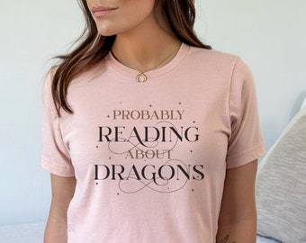 Romantasy Books Shirt Dragon Shirt Dragons Fantasy Book Shirt Bookish Shirt Book Crewneck Book Merch Book Club Shirt Book Nerd Shirt BookTo