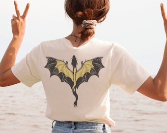 Camiseta de Fourth Wing Violet Sorrengail Camiseta de Fourth Wing Líder de Wing Fourth Wing Mercancía de Bookish Mercancía de BookTok Mercancía de Fourth Wing Libro