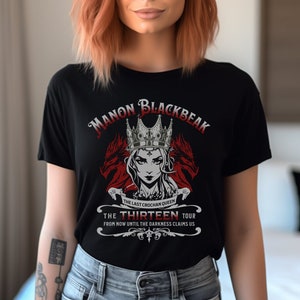 Manon Blackbeak glazen troon-merchandise Sarah J Maas glazen troon SJM merchandise glazen troon shirt leesgrage merchandise Terrasen BookTok-merchandise