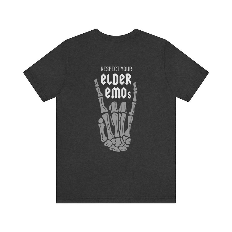 Älteres Emo Shirt Emo Shirt Emo Kleidung Emo Kleidung Emo Musik Shirt Emo Ästhetik Emo Band T Shirt Rentner Emo Kid Pop Punk Shirt Stoner Geschenk Dark Grey Heather