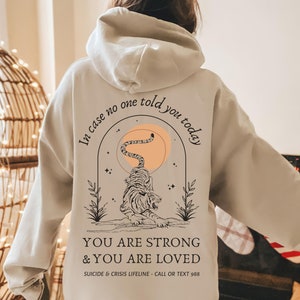 988 Sweatshirt Mental Gesundheit Hoodie 988 Shirt Sie Matter Shirt Suizid Bewusstsein Suizidprävention Sie sind genug Shirt Be Kind to