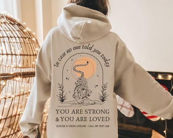 988 Sweatshirt Mental Gesundheit Hoodie 988 Shirt Sie Matter Shirt Suizid Bewusstsein Suizidprävention Sie sind genug Shirt Be Kind to