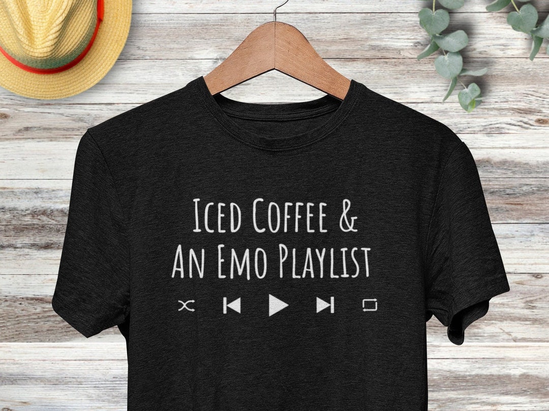 Emo Music Shirt, Elder Emo Tshirt, Emo Playlist Tee, Retired Emo Kid ...