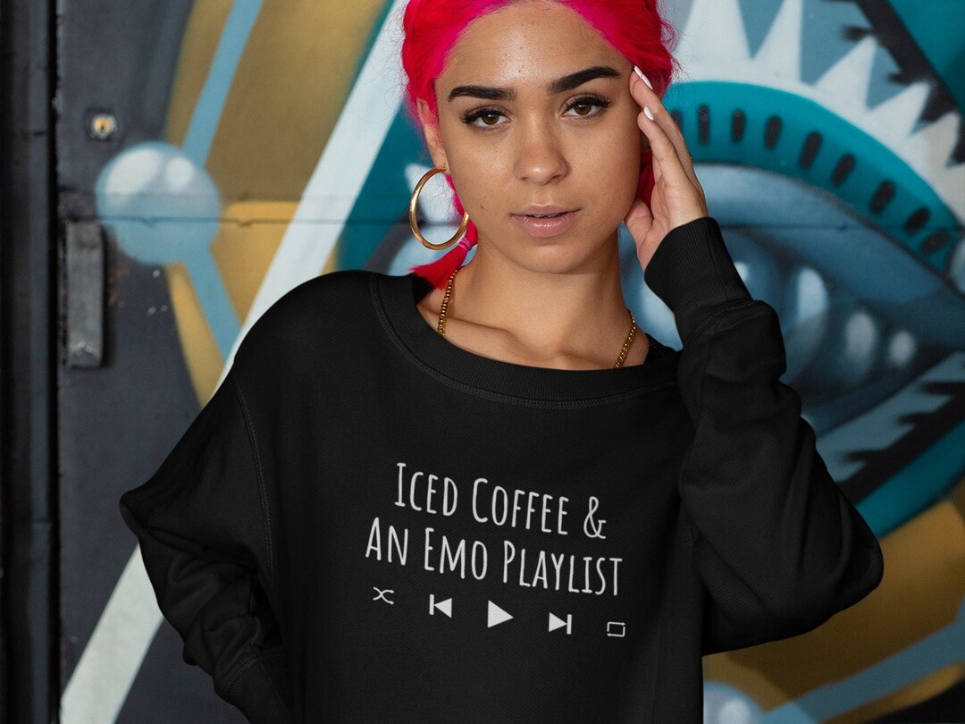 Emo Music Shirt, Elder Emo Hoodie, Emo Playlist Sweatshirt, Retired Emo ...