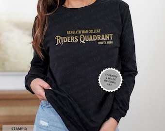 Cuarta Ala Violeta Sorrengail Camiseta de la Cuarta Ala Líder del Ala Camiseta de la Cuarta Ala Mercancía literaria Mercancía literaria