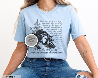 Maglietta One Dark Window Maglietta Rachel Gillig Maglietta Two Twisted Crowns Maglietta The Shepherd King Elspeth Spindle Bookish Gifts Fantasy