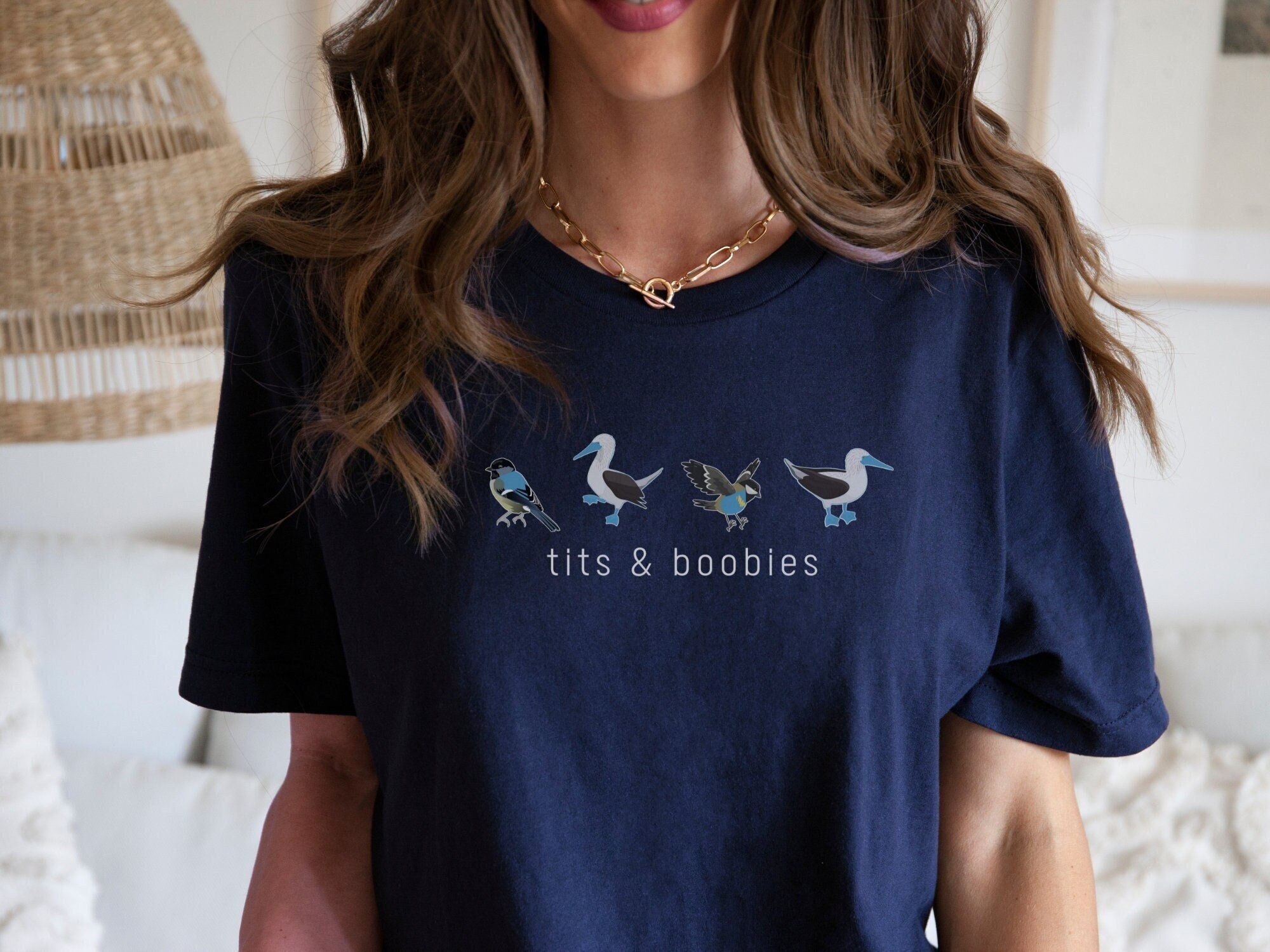 Beautiful Boobies T-shirt Unisex Music Fans Gift 