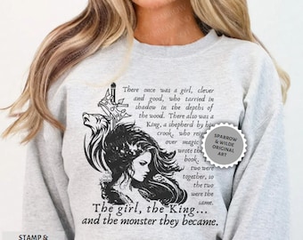 One Dark Window Sweatshirt Rachel Gillig Sweatshirt Two Twisted Crowns Sweatshirt The Shepherd King Elspeth Spindle Bookish Gifts Fantasy