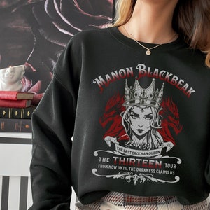 Manon Blackbeak SJM Merch Throne of Glass Terrasen Throne of Glass Sarah J Maas Merch Throne of Glass Shirt Bookish Merch BookTok Merch