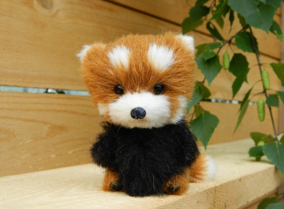red panda teddy bear