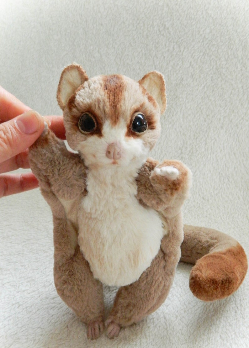CUSTOM ORDER Sugar glider realistic plush toys Comission doll | Etsy