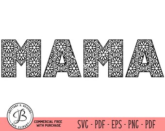 Download Mandala svg Mandala cut file Dxf Eps Png Mother's day | Etsy