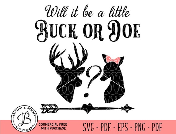 Download Buck Or Doe Svg Baby Shower Svg Gender Reveal Svg Baby Svg Etsy