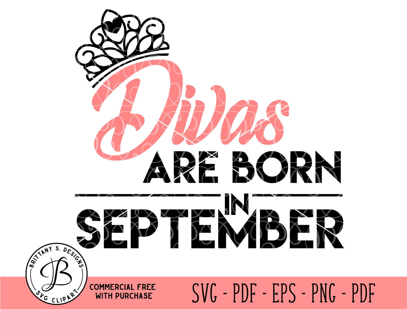 Download Divas are born in September Birthday SVG September svg born | Etsy