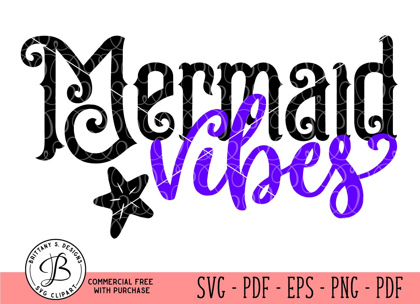 Mermaid Vibes SVG Mermaid SVG Summer SVG Summer vibes svg | Etsy